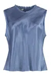 VINCE GLOSSY TANK TOP