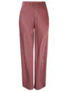 Vince Fluid Bias-cut Crushed Satin Pants In 粉色