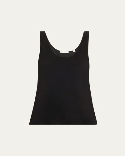 Vince Scoop-neck Bias Tank Top In Classic Bias Tank Cami