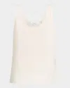 Vince Bias Stretch Silk Tank In Classic Bias Tank Cami