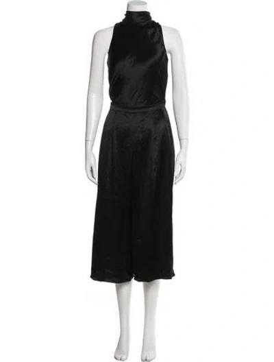 Pre-owned Vince Scoop Neck Jumpsuit In Blue