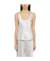 Vince Acetate Tank Top Scoop Neckline