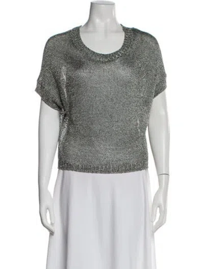 Pre-owned Vince Scoop Neck Sweater