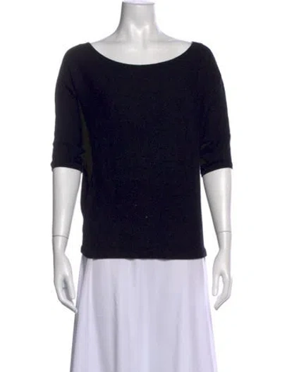 Pre-owned Vince Scoop Neck Sweater In Blue