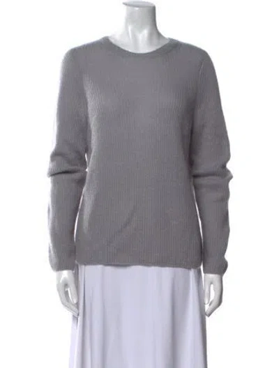 Pre-owned Vince Scoop Neck Sweater In Gray