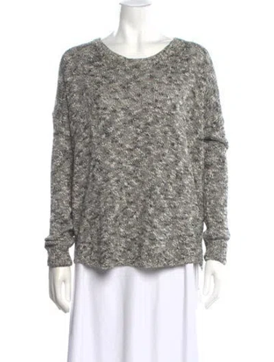 Pre-owned Vince Scoop Neck Sweater In Gray