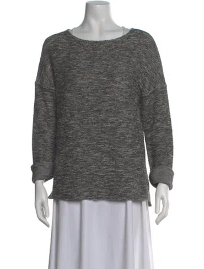 Pre-owned Vince Scoop Neck Sweater In Gray