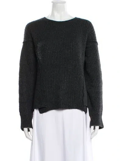 Pre-owned Vince Scoop Neck Sweater In Gray