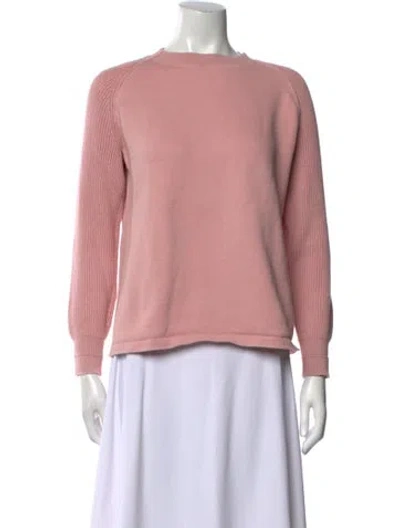 Pre-owned Vince Scoop Neck Sweater In Pink