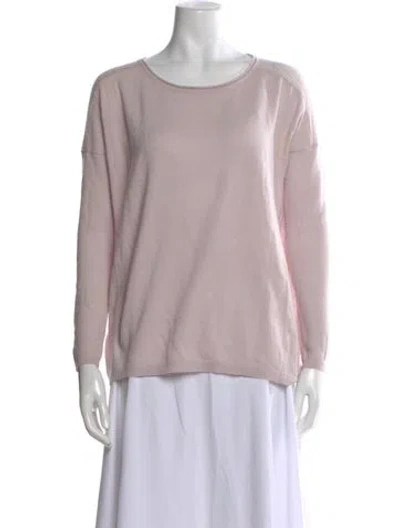 Pre-owned Vince Scoop Neck Sweater In Pink