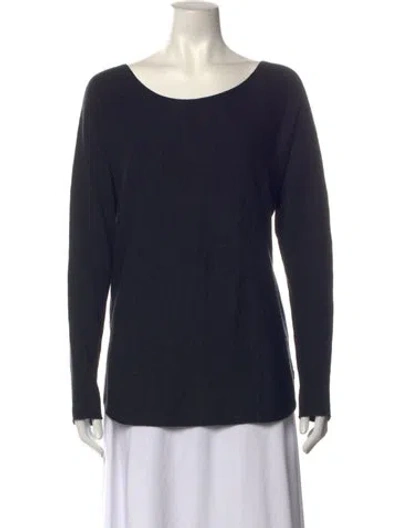 Pre-owned Vince Scoop Neck Sweater In Purple