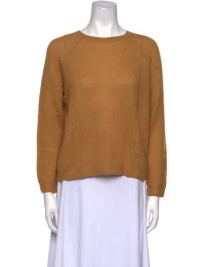 Pre-owned Vince Scoop Neck Sweater W/ Tags In Neutral