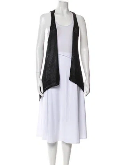 Pre-owned Vince Scoop Neck Sweater In White