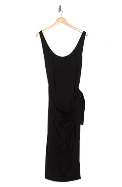 Vince Scoop Neck Wrap Tank Dress
