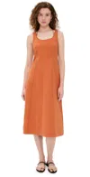 Vince Seamed Tank Dress Dusk Ember In Dusk Ember