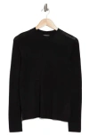 Vince Seamless Wool Blend Sweater In H Charcoal