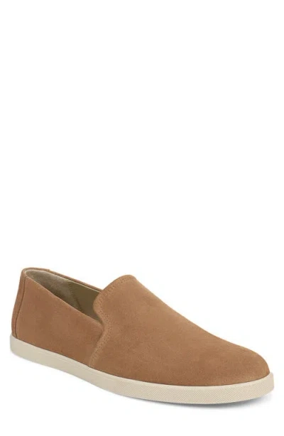 Vince Sean Suede Loafer Sneaker In Brown