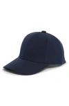 Vince Seersucker Baseball Cap In Pink
