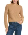 Vince Shaker Rib Wool & Alpaca-blend Sweater In Brown