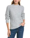 Vince Shaker Rib Wool & Alpaca-blend Sweater In Grey