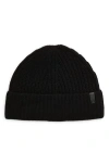 Vince Shaker Stitch Cashmere Beanie In Black