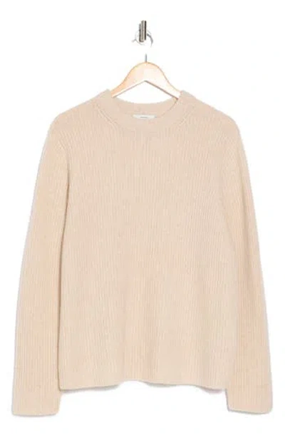 Vince Shaker Stitch Cashmere Sweater In Pampas
