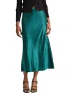 Vince Shaped Hem Slip Skirt In Multi