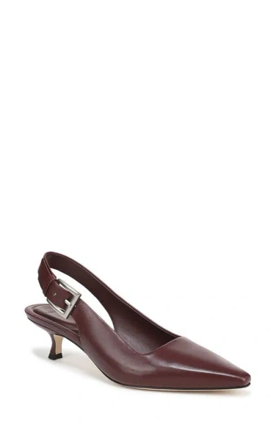 Vince Shasta Kitten Heel Slingback Pump In Red