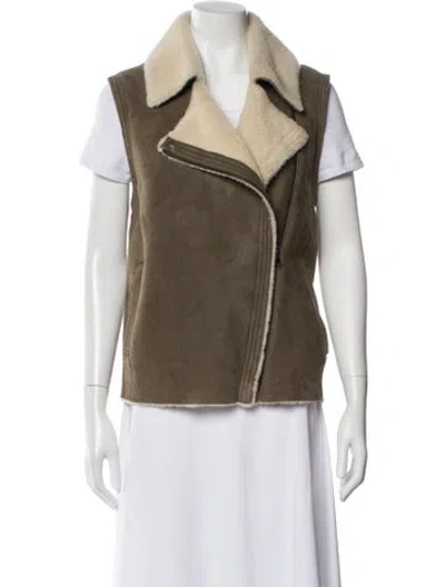 Pre-owned Vince Shearling Fur Jacket In Multi