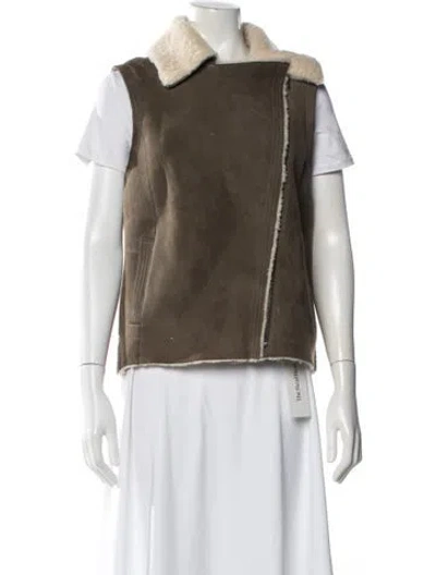 Pre-owned Vince Shearling Vest In Multi