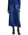 Vince Satin Paneled Slip Skirt