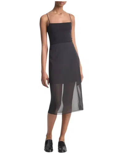 Vince Sheer Pencil Skirt In Black