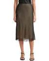 Vince Layered Slip Skirt