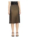 Vince Layered Slip Skirt In Multi