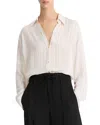 Vince Tonal Stripe Button-up Shirt In Crã Me