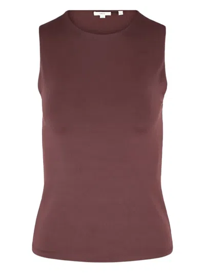 Vince Shell Tanktop In Braun