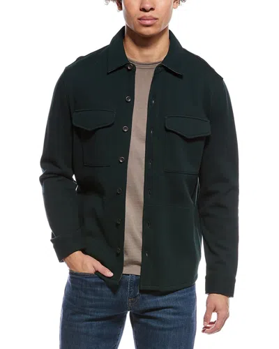 Vince Shirt Jacket In Green