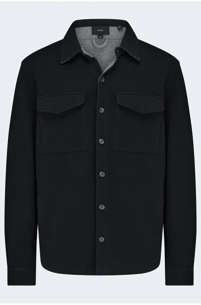 Vince Shirt Jacket In Black