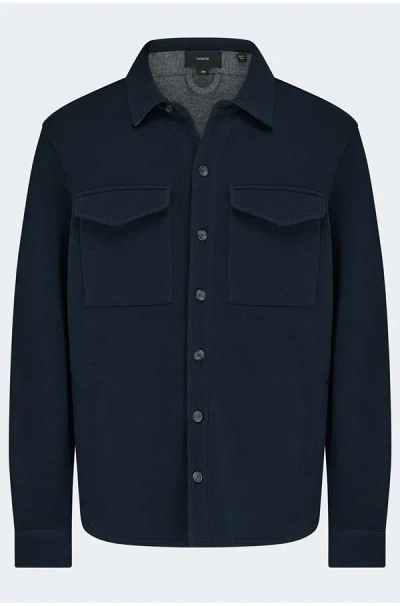 Vince Shirt Jacket In Coastal In Blue