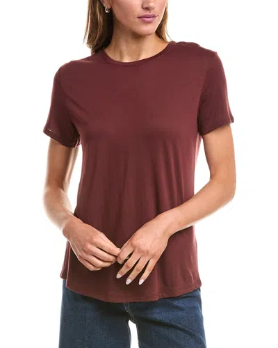 Vince Shirttail T-shirt In Brown