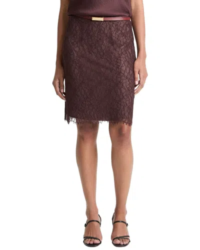 Vince Short Lace Skirt In 202fig-fig