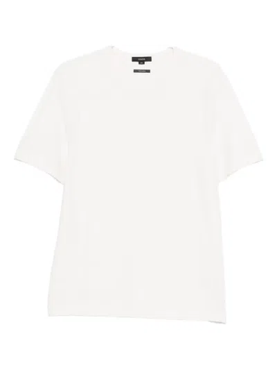 Vince Short-sleeve Crew-neck T-shirt In White
