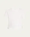 Vince Short-sleeve Pima Cotton Crewneck T-shirt In Black