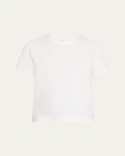 Vince Short-sleeve Pima Cotton Crewneck T-shirt In Black