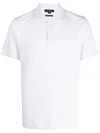 Vince Short-sleeve Pima-cotton Polo Shirt In Off White