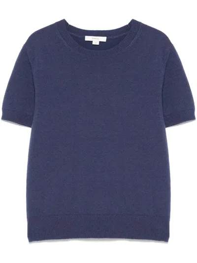 Vince Short-sleeve T-shirt In Blue