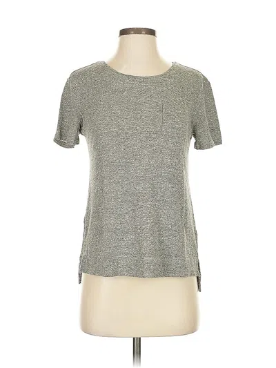 Pre-owned Vince Short Sleeve T-shirt In Gray
