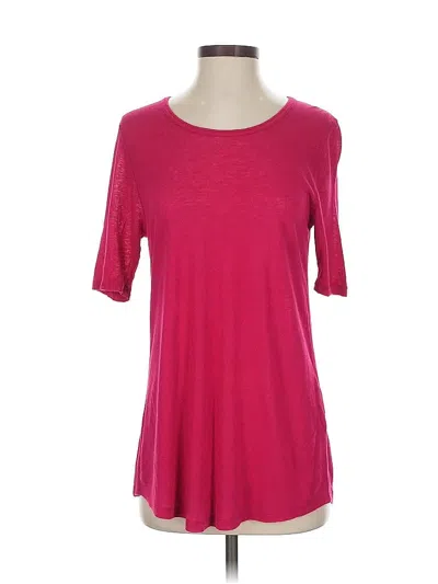 Pre-owned Vince Short Sleeve T-shirt In Pink