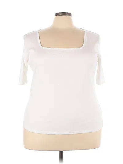 Pre-owned Vince Short Sleeve T-shirt In White