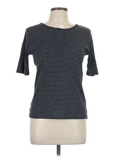 Pre-owned Vince Short Sleeve Top Black Boatneck Tops